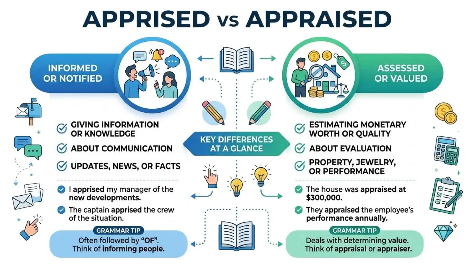 Apprised or Appraised