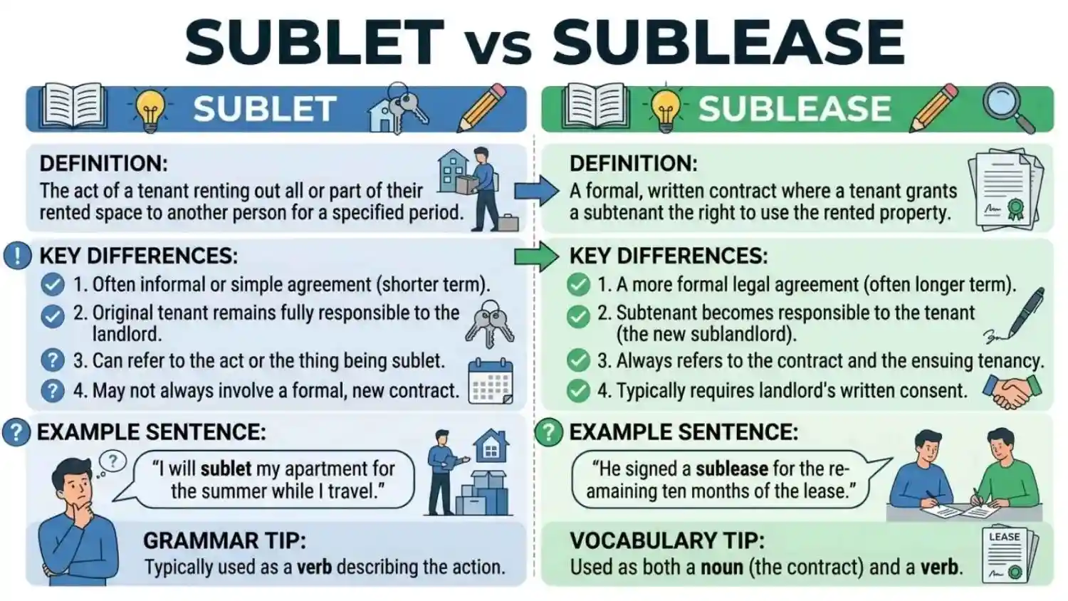 Sublet or Sublease