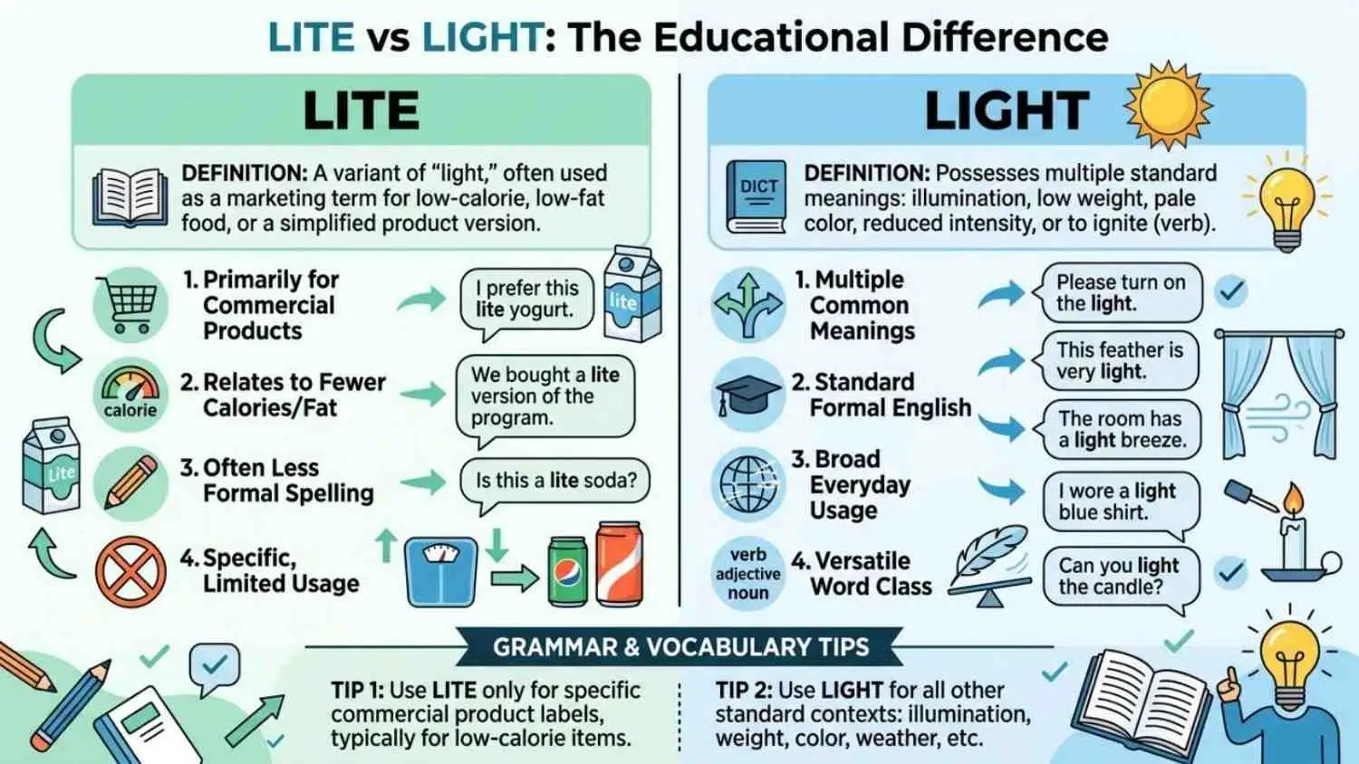 lite vs light