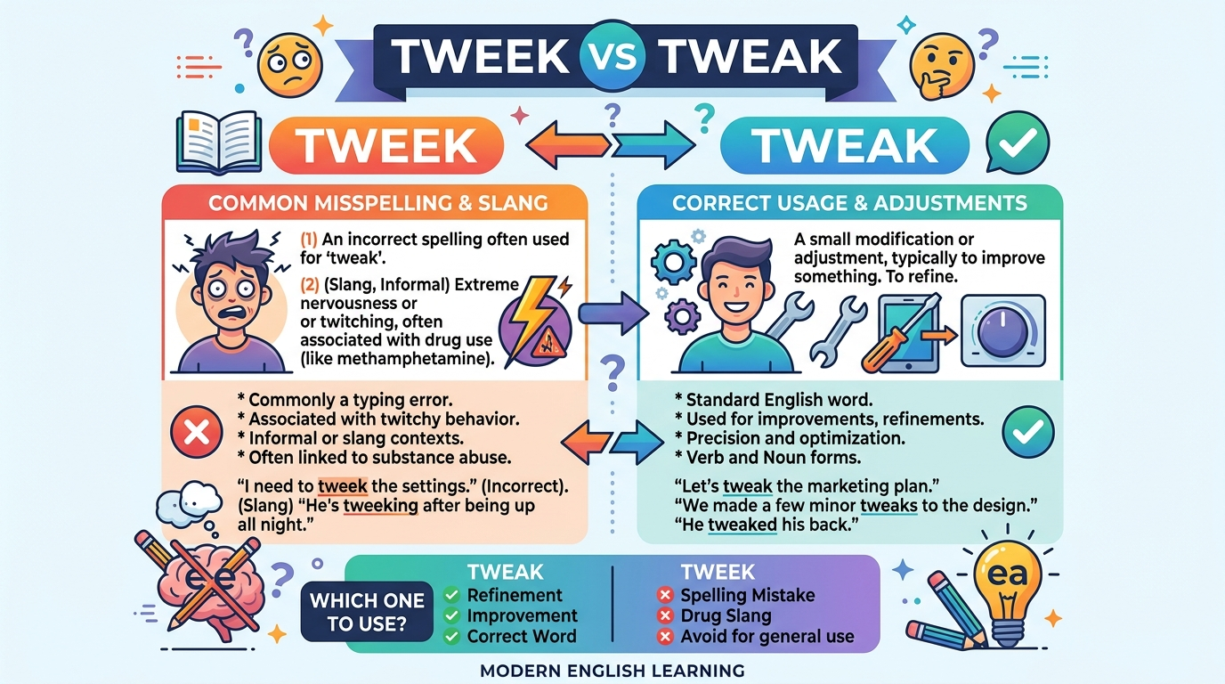Tweek vs Tweak