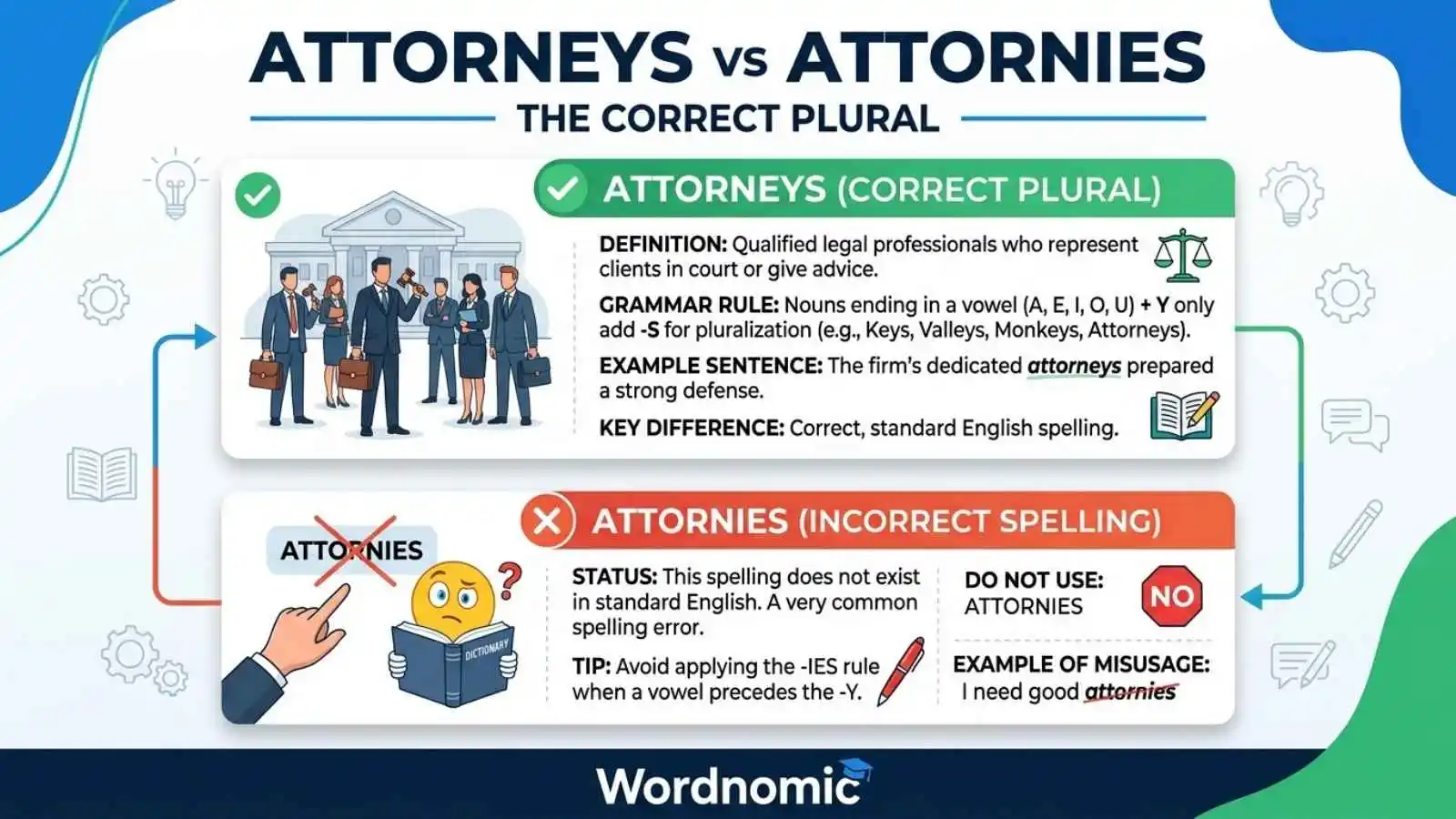 Attorneys vs Attornies