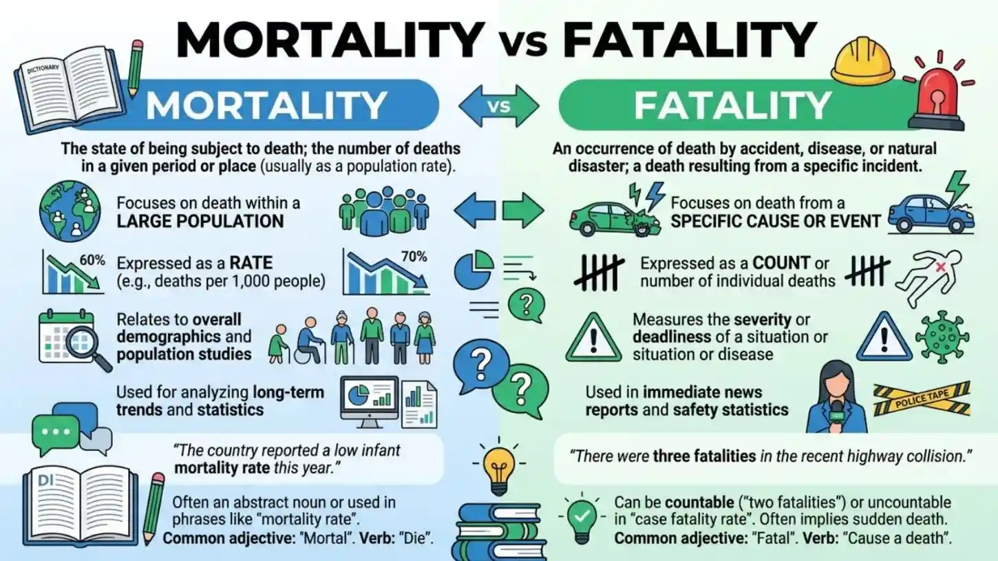 Mortality vs Fatality