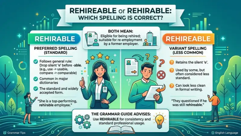 Rehireable or Rehirable