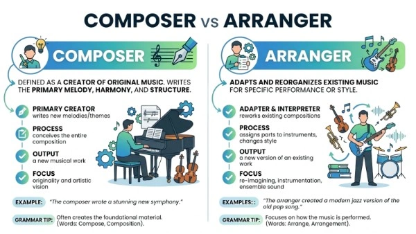 Composer vs Arranger