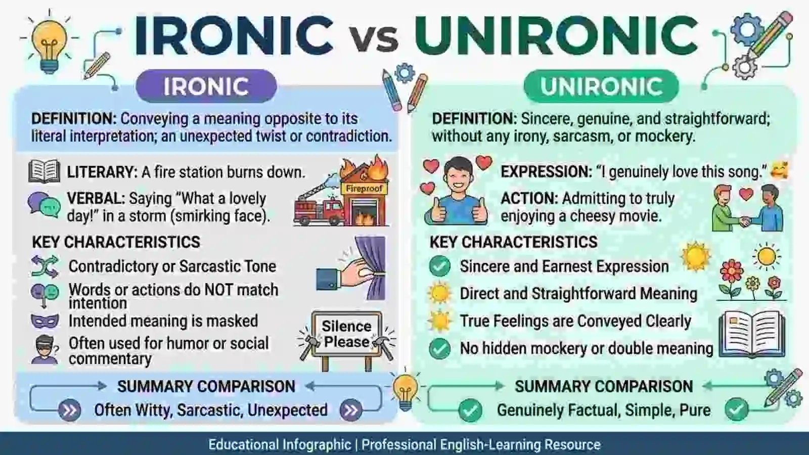 Ironic vs Unironic