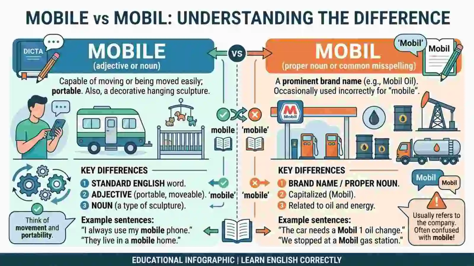mobil vs mobile