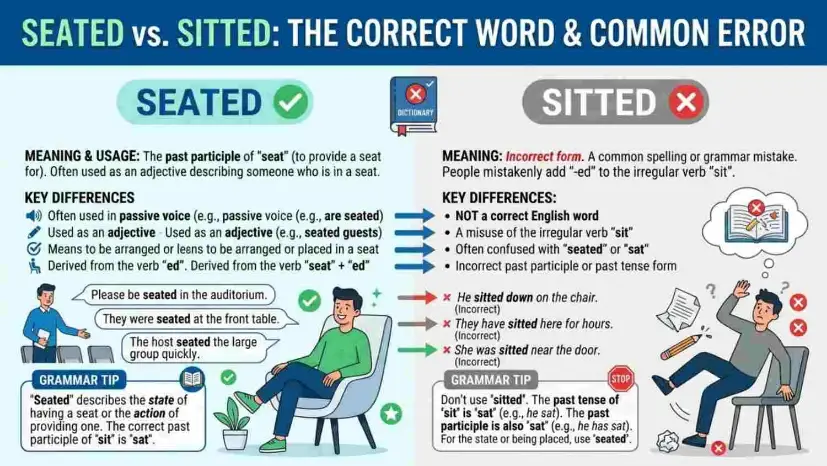 Sitted or Seated