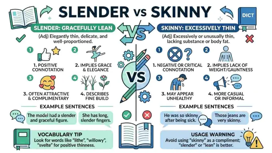Slender vs Skinny