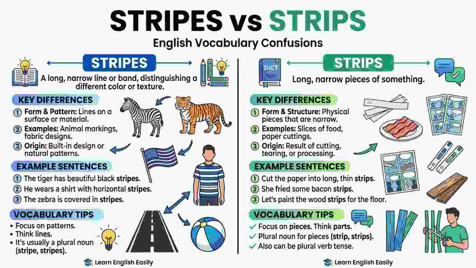 Stripes vs Strips