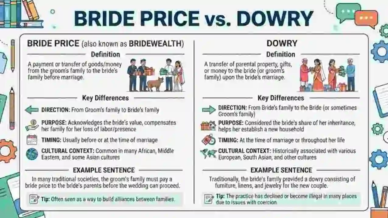 Bride Price vs Dowry