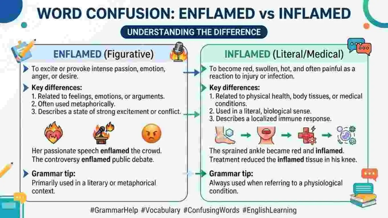 Enflamed or Inflamed
