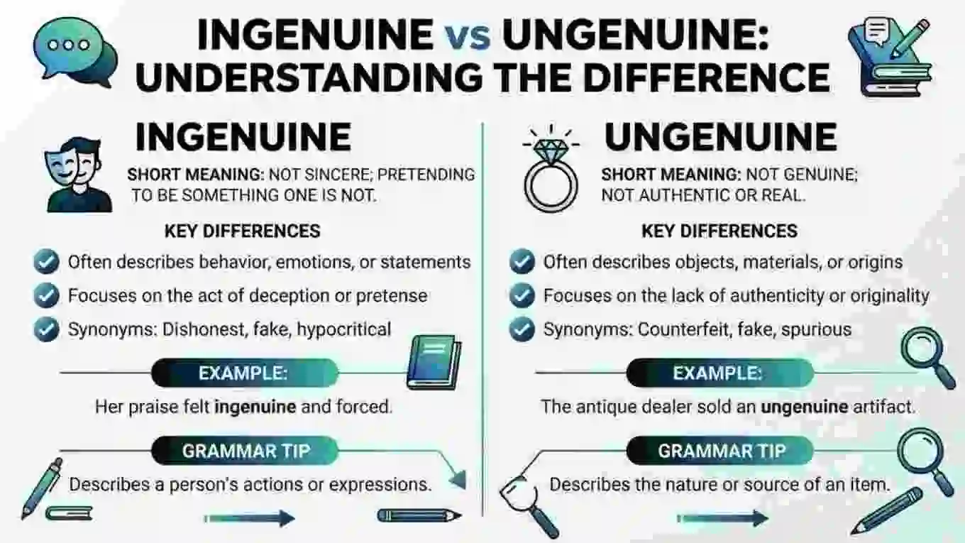 Ingenuine or Ungenuine