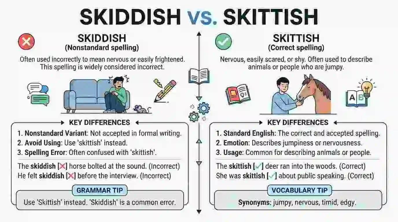 Skiddish or Skittish
