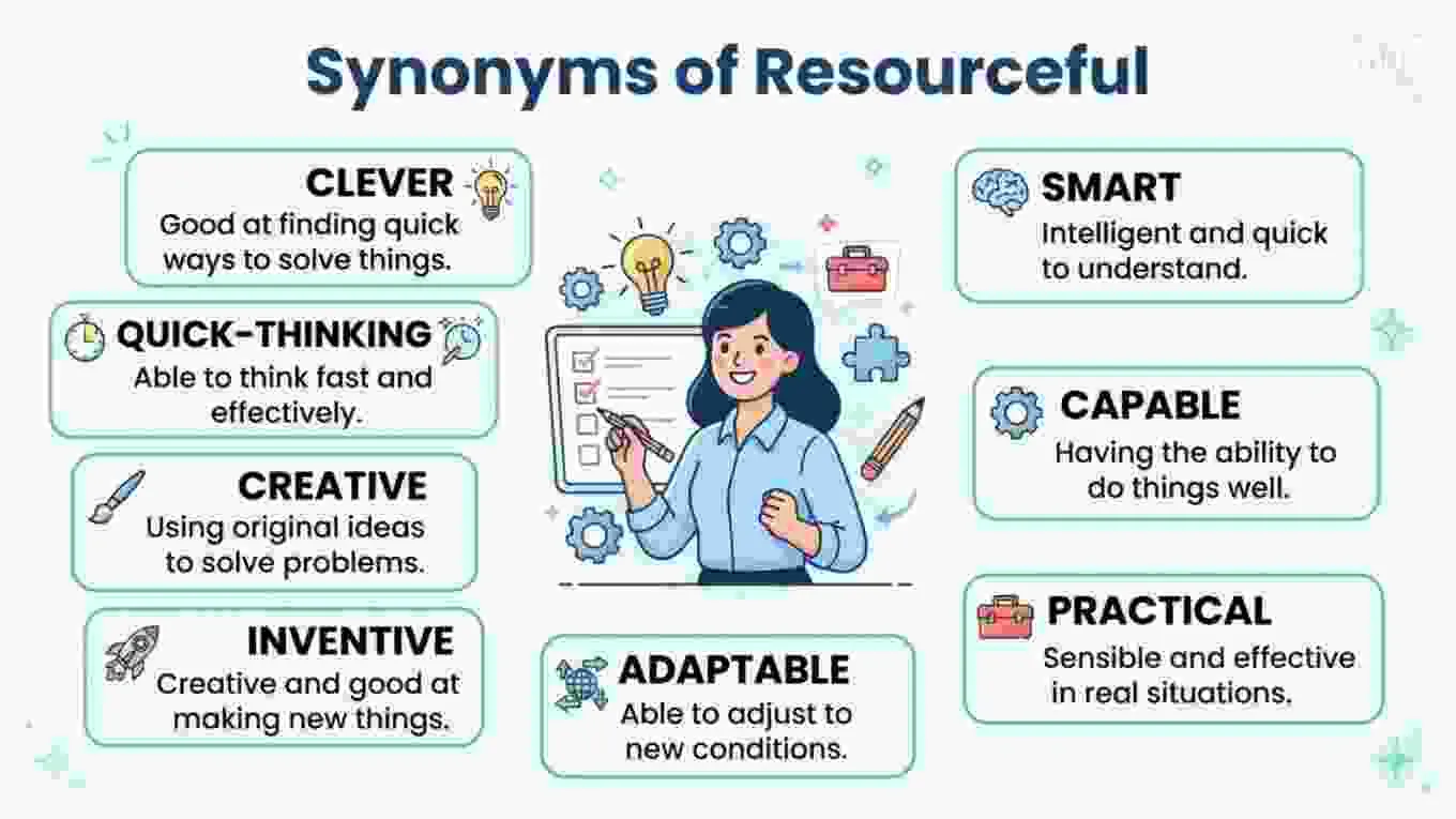Synonyms of Resourceful
