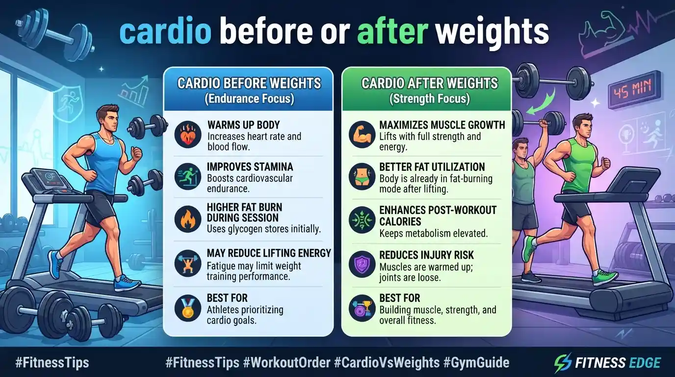 cardio-before-or-after-weights