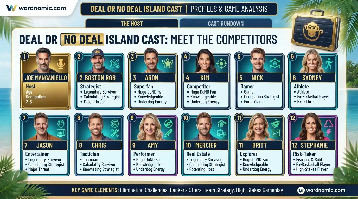 Deal or No Deal Island Cast