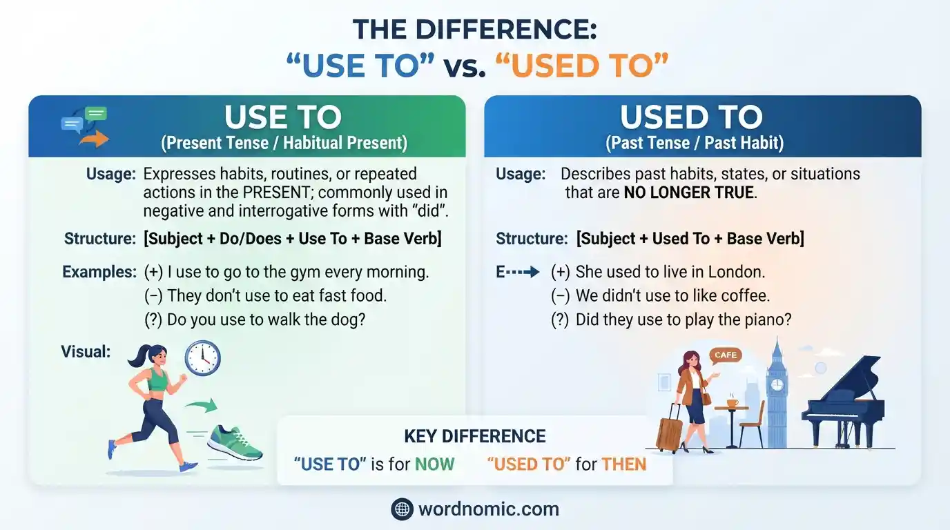 Use to or Used to